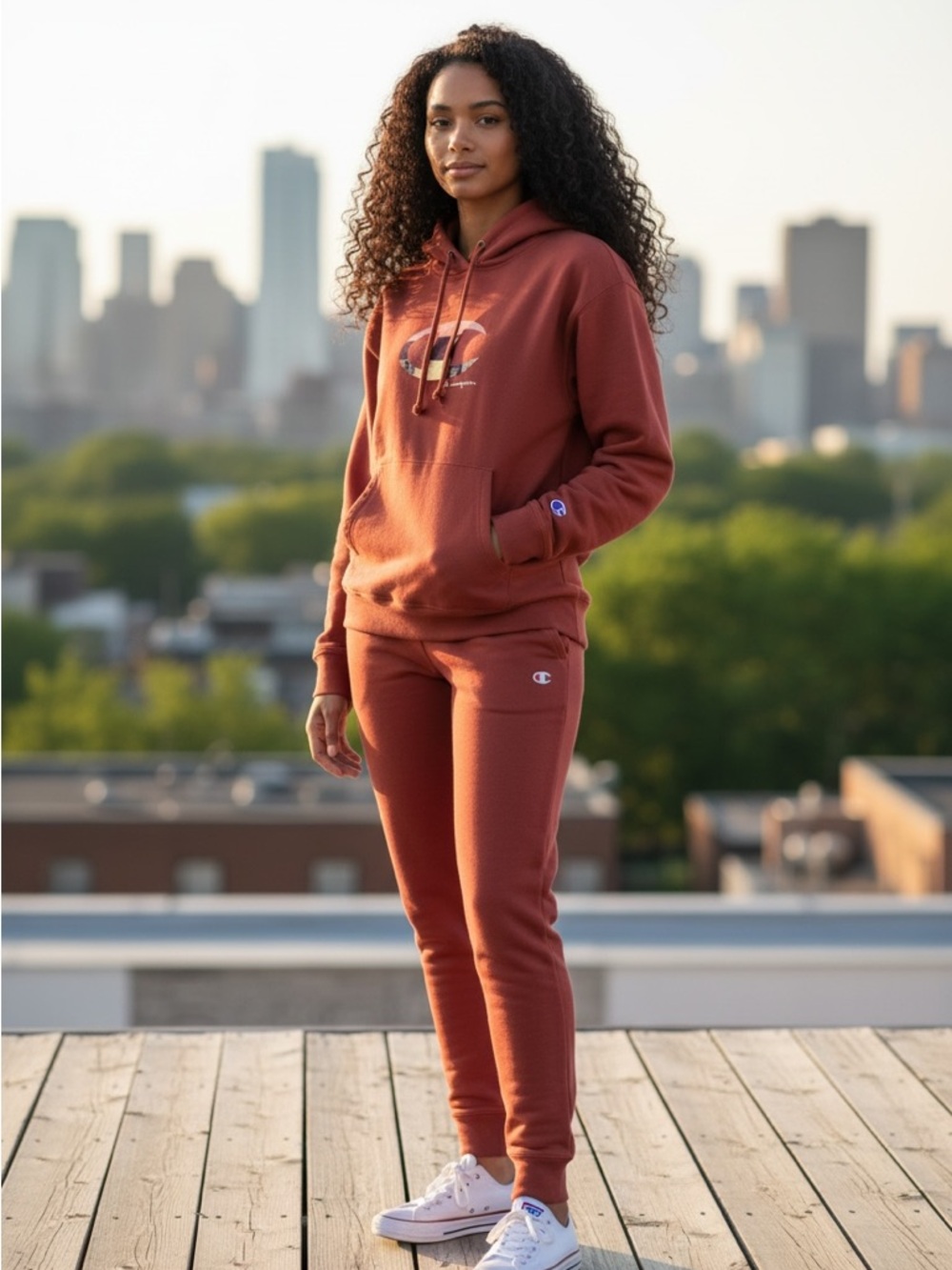 Champion Women's Rust Track Joggers